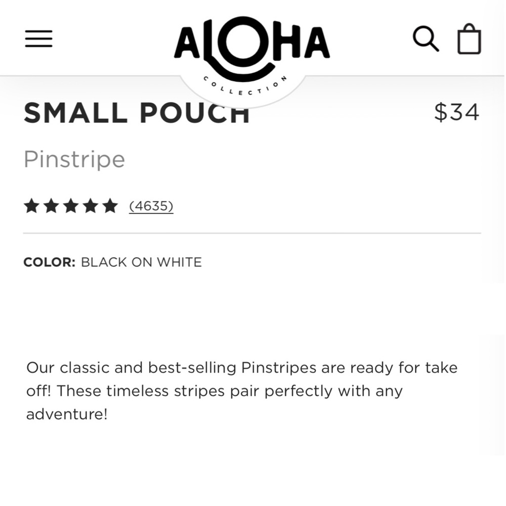 ALOHA Collection Small Pouch - Picture 4 of 7